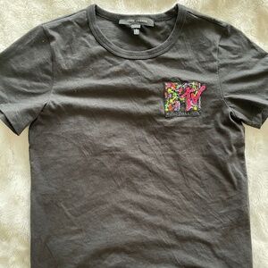 Marc Jacob’s Sequins MTV Logo t-shirt
